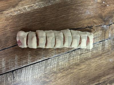 Dešrelė tešloje po sūrio apklotu Žingsnis 5