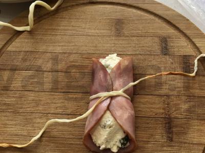 Mėsos konvertukai su varške Žingsnis 6