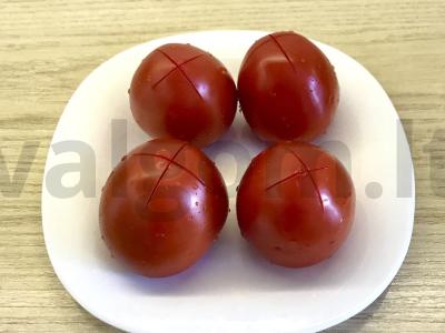 Pomidorų padažas su keptais pipirais Žingsnis 2