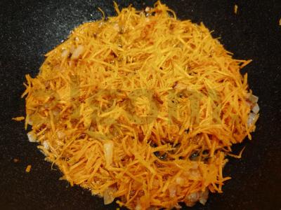 Mėsos pynė su spagečiais ir daržovėmis Žingsnis 10