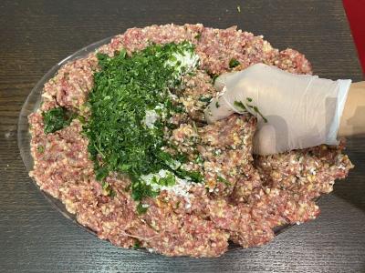 Dolma su jautienos faršu, ryžiais ir ciberžole Žingsnis 5