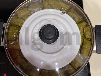 Dolma su jautienos faršu, ryžiais ir ciberžole Žingsnis 16