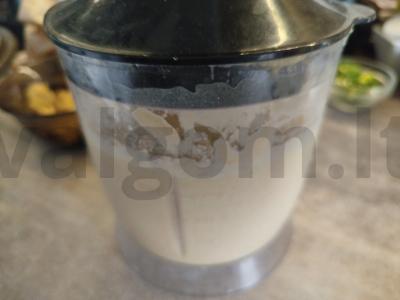 Grybų kremas su česnaku Žingsnis 11