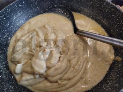 Grybų kremas su česnaku Žingsnis 12