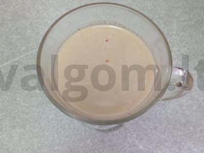 Kava su rožiniu pipiru ir grietinėle Žingsnis 6