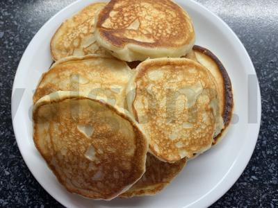 Graikiško jogurto ir grietinės blynai Žingsnis 5