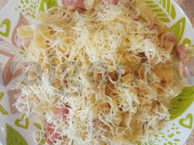 Makaronai su dešra ir sūriu Žingsnis 5