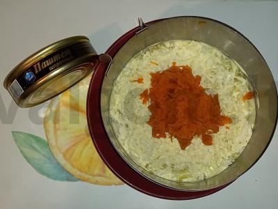 Sluoksniuotas salotas „Spalvos“ Žingsnis 3