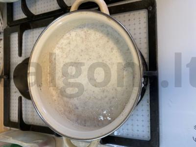 Septyni grūdai su riešutais ir šokoladu Žingsnis 2