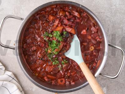 Grybų solyanka Žingsnis 8