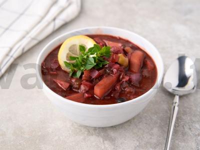 Grybų solyanka pagrindine nuotrauka