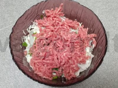 Patingėti kopūstai su jautienos faršu ir žolelėmis Žingsnis 3