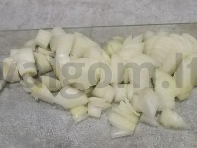 Kumpio plovas su didelėmis morkomis Žingsnis 3