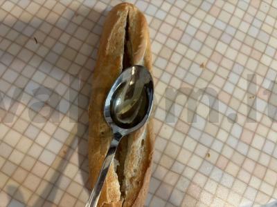 Krustingas bagetas su jūros gėrybėmis Žingsnis 3