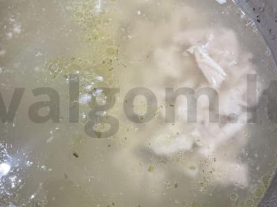 Vištienos makaronai-lagmanas „Vištelė Rjaiba“ Žingsnis 6