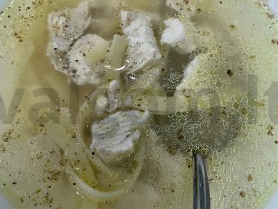 Vištienos makaronai-lagmanas „Vištelė Rjaiba“ Žingsnis 8