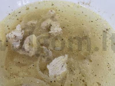 Vištienos makaronai-lagmanas „Vištelė Rjaiba“ pagrindine nuotrauka