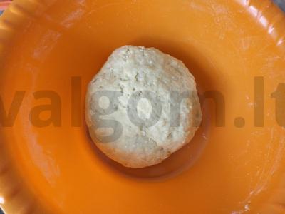 Kepti pyragėliai su kepenimis Žingsnis 4