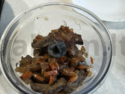 Kepti pyragėliai su kepenimis Žingsnis 5