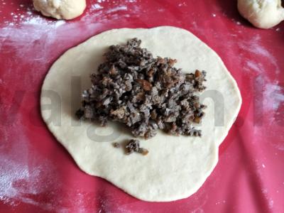 Kepti pyragėliai su kepenimis Žingsnis 7