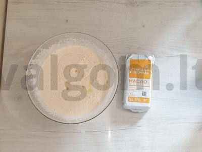 Purūs obuolių pyragas Žingsnis 2