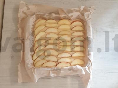 Purūs obuolių pyragas Žingsnis 5