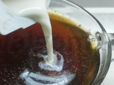 Cikorija su cinamonu ir grietinėle Žingsnis 3