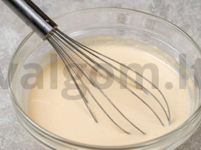 Ploni blynai ant kefyro Žingsnis 2