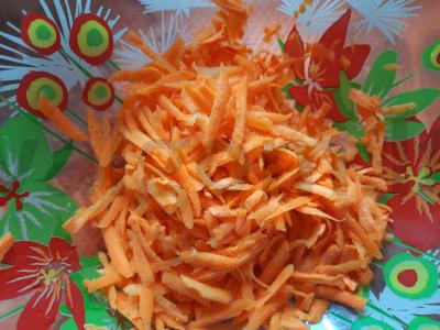 Vitaminų salotas „Raudonas“ Žingsnis 1