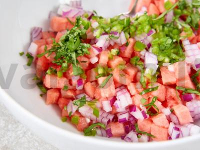 Aštrus arbūzų salsa Žingsnis 3