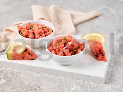 Aštrus arbūzų salsa pagrindine nuotrauka