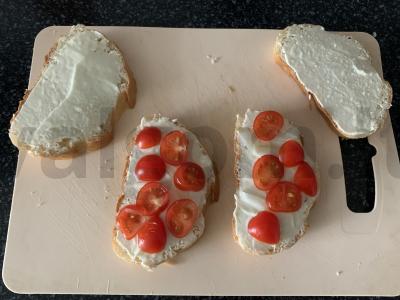 Karšti sumuštiniai su bekonu ir sūriu Žingsnis 2