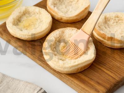 Bandelės su kiaušiniu pusryčiams Žingsnis 2