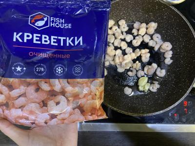 Kvapni makaronai su krevetėmis ir itališkais prieskoniais Žingsnis 4