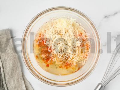 Bandelės su kiaušiniu pusryčiams Žingsnis 6