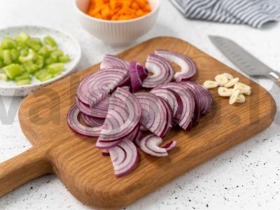 Moliūgų kreminė sriuba su lęšiais Žingsnis 2