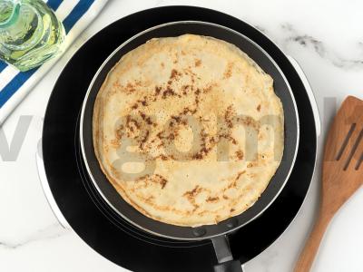 Blynai su plakta grietine Žingsnis 3