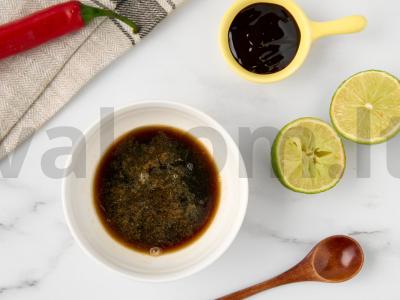 Krevetės su kiaušinių makaronais Žingsnis 4