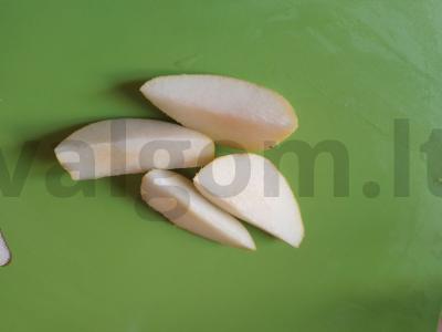 Saldus smoothie su vynuogėmis, arbūzu ir kriauše Žingsnis 2