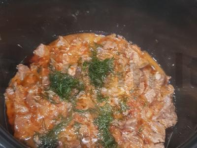 Jautienos troškinys lėtojoje viryklėje Žingsnis 3