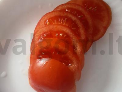 Vištienos ritinėliai su pomidorais ir sūriu Žingsnis 5