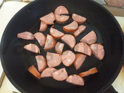 Salotas su dešra „Studentas“ Žingsnis 1