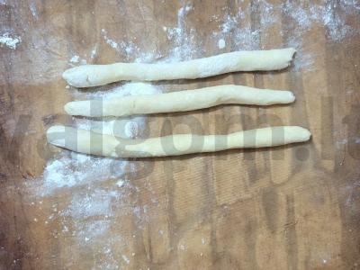 Nuostabūs varškės sūrio riestainiai Žingsnis 4