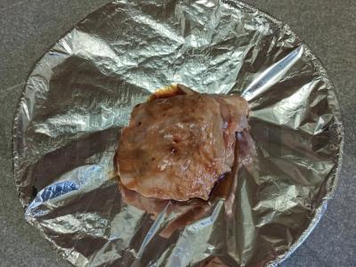 Vištienos šlaunelė mandarinų marinate, kepta su brokoliais Žingsnis 3