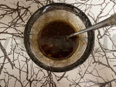 Vištienos sparneliai sojų-medaus padaže su bulvėmis Žingsnis 2