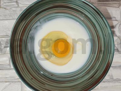 Nuostabus keksas su mandarinų mikrobangų krosnelėje Žingsnis 1