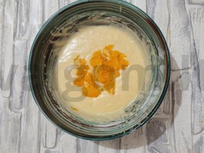 Nuostabus keksas su mandarinų mikrobangų krosnelėje Žingsnis 5