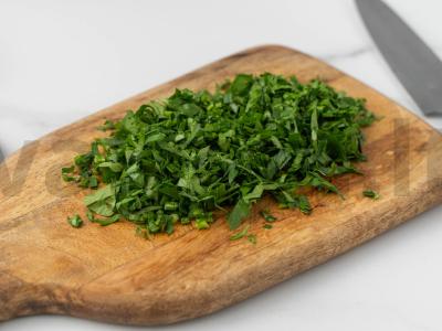 Salotos su vištiena ir ananasais Žingsnis 5