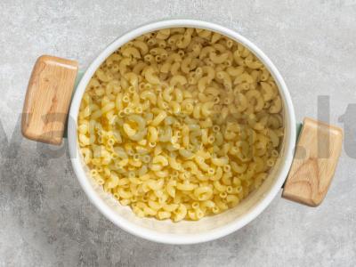 Makaronai su sūriu Žingsnis 6