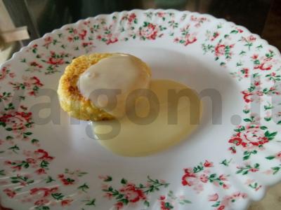 Varškėčiai su moliūgų tyrė ir kondensuotu pienu pagrindine nuotrauka